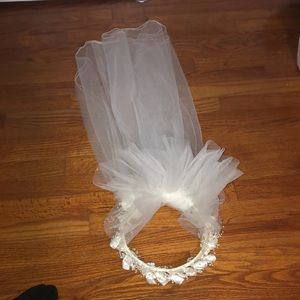 Wedding Veil Headpiece Vintage 1992